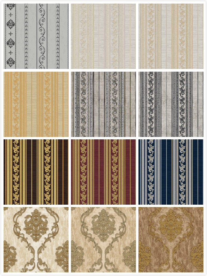 Hot Selling Wallpaper PVC Luxury Wall Paper for Home Decor