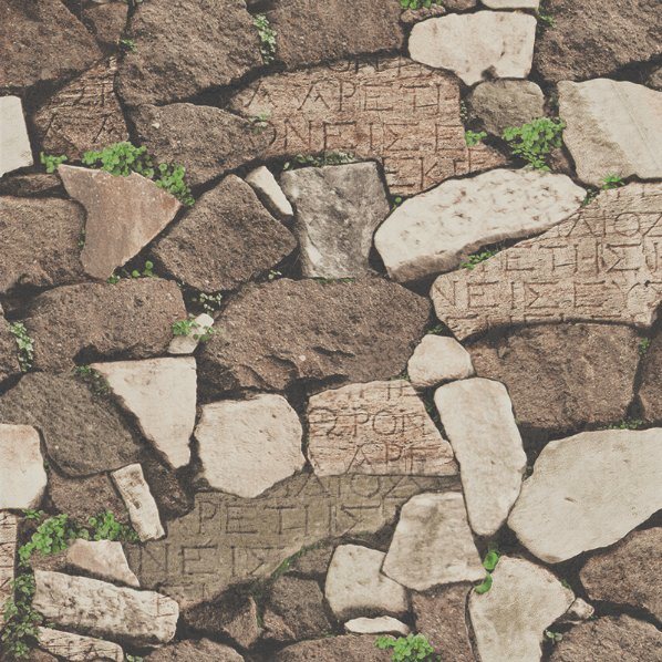 PVC Vinyl Wallpaper Modern Stone 3D Wall Paper