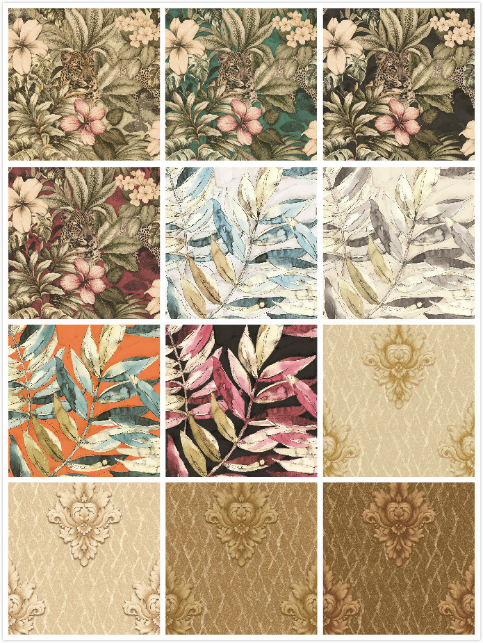 Factory 3D Modern PVC Wallpaper Vinyl Wall Paper