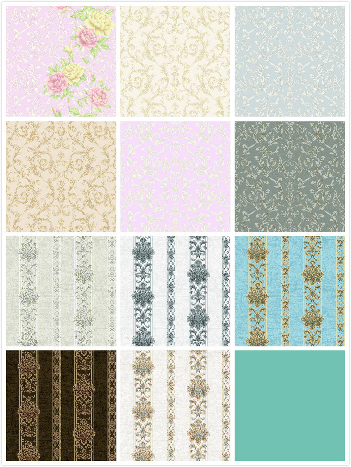 PVC Vinyl Wallpaper Luxury Wall Paper for Living Room