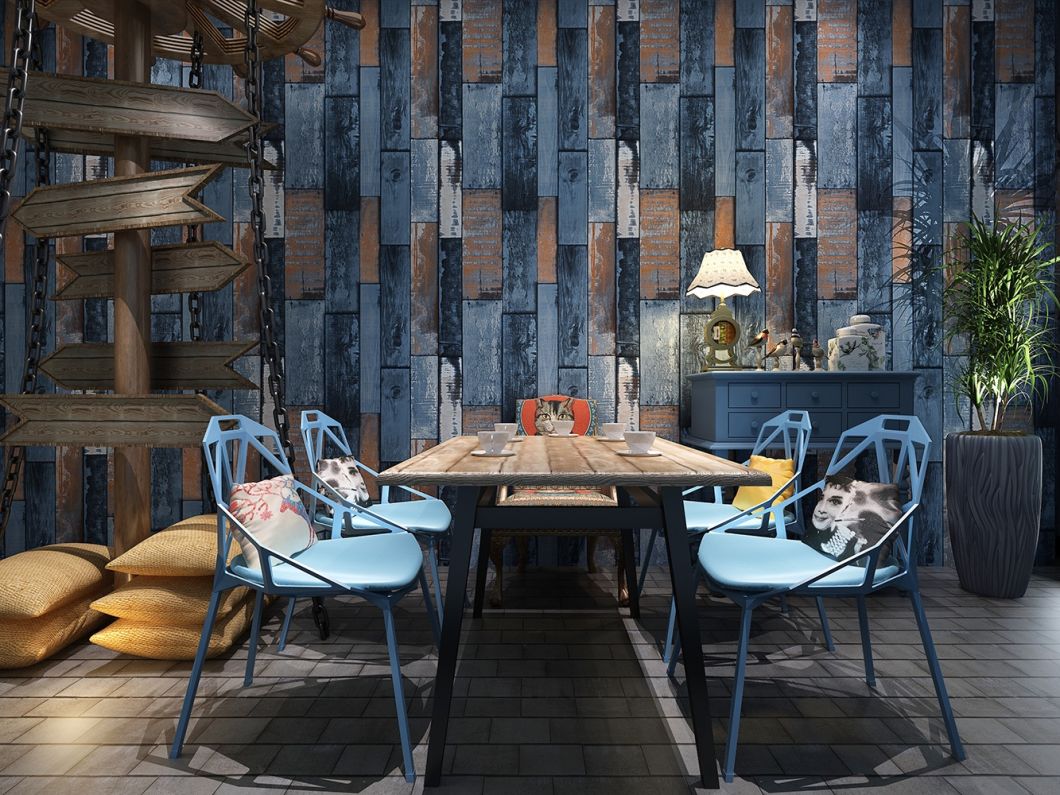 New PVC High Quality Wallpaper Modern Luxury Woolens Design