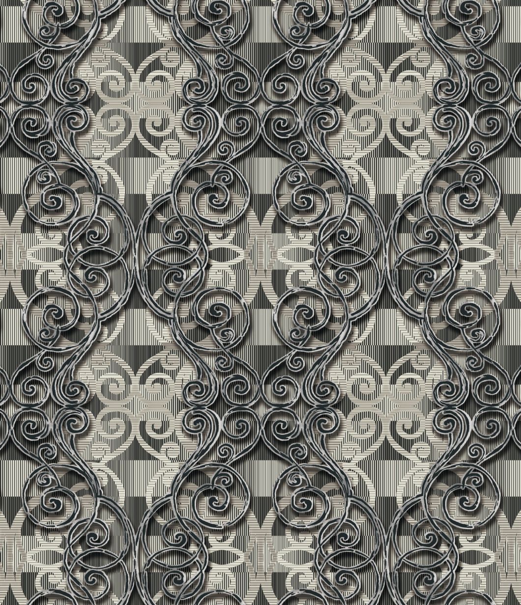 PVC Wallpaper High Quality Modern 3D Wall Paper for Home Decor