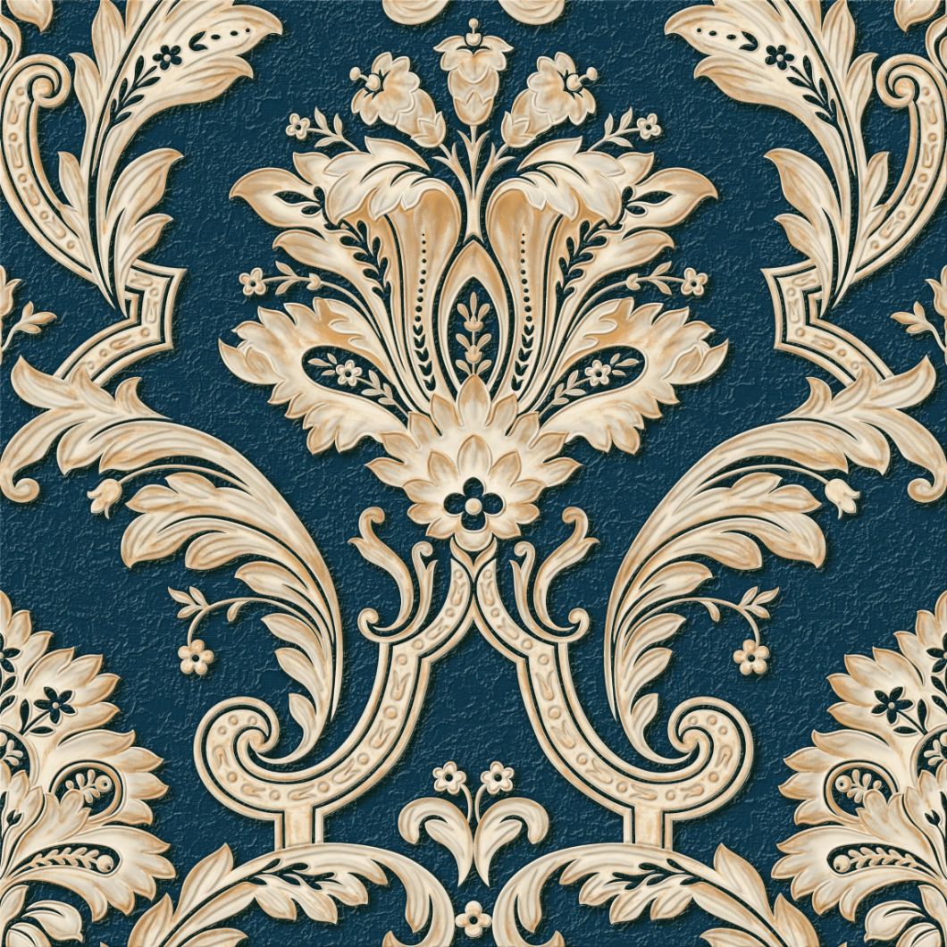 PVC Wallpaper High Quality Vinyl 3D Wall Paper for Home Decor