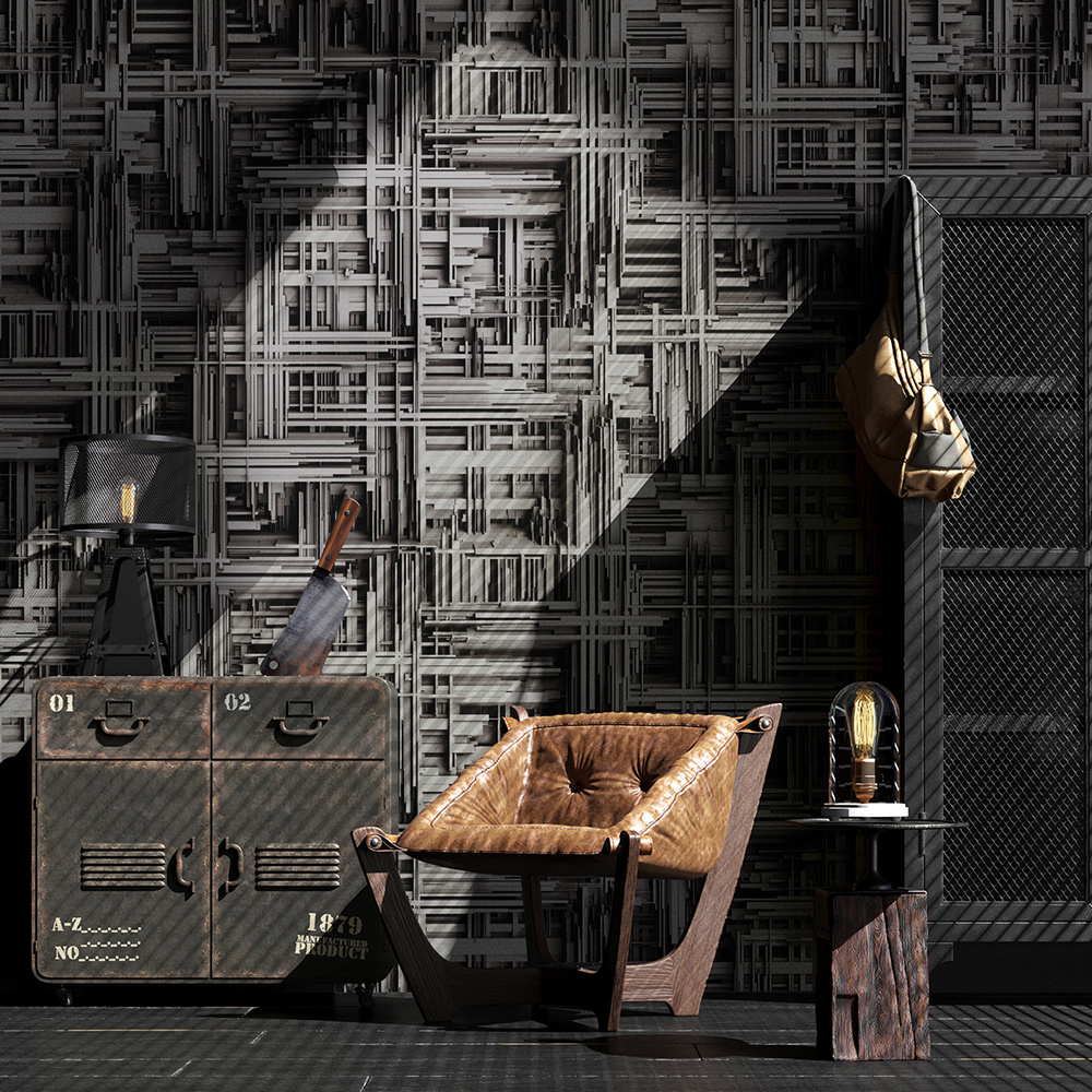 New PVC High Quality Wallpaper Modern 3D Design