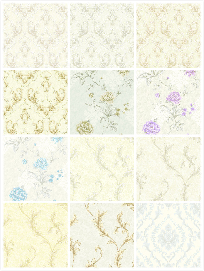 PVC Wall Paper Luxury Wallpaper for Home Decoration