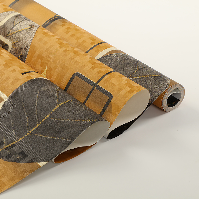 PVC Modern Vinyl Wallpaper 3D Waterproof Wall Paper for Home Decor