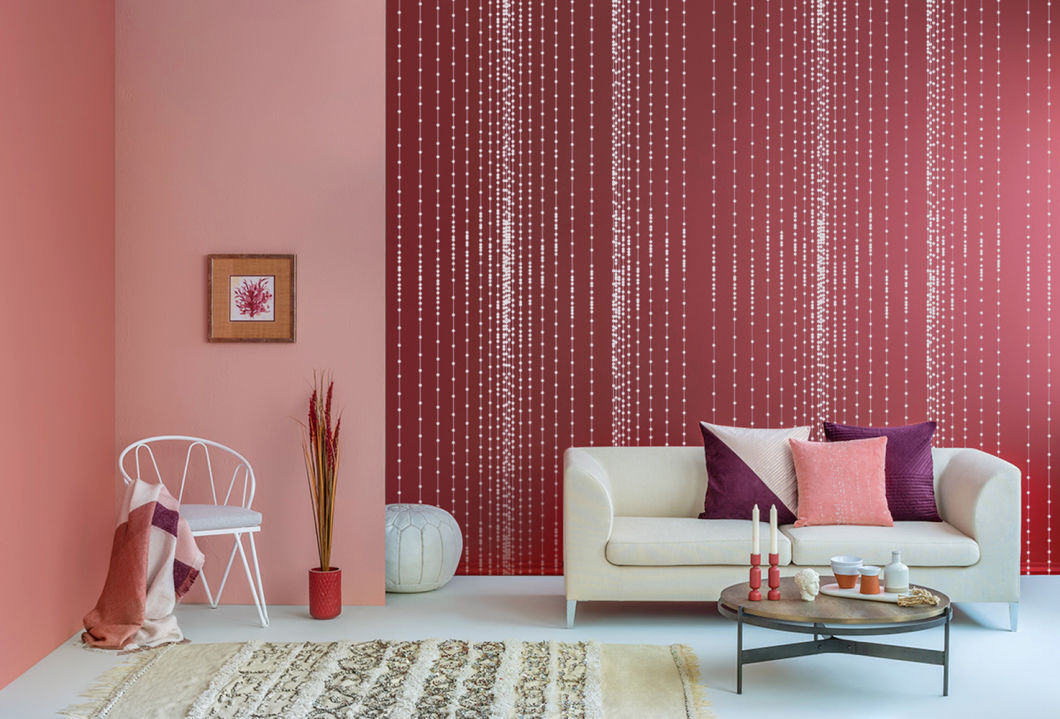 New PVC High Quality Wallpaper Modern Luxury Lines Design