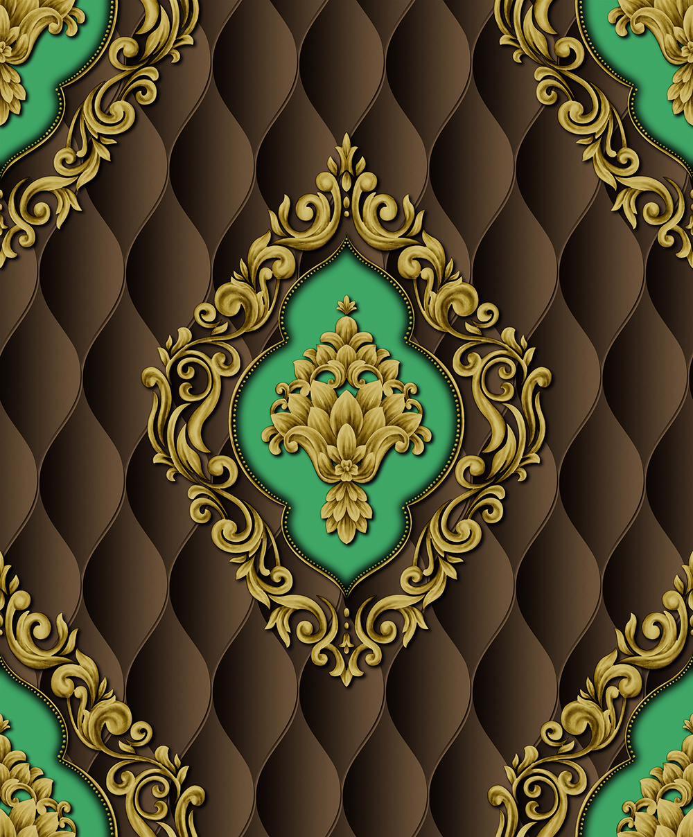 PVC Factory Price Wall Paper Modern 3D Design Vinyl Luxury Waterproof Wallpaper for Home Decor