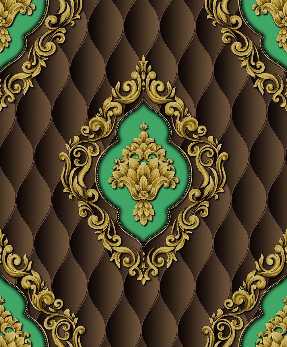 PVC Factory Price Wall Paper Modern 3D Design Vinyl Luxury Waterproof Wallpaper for Home Decor