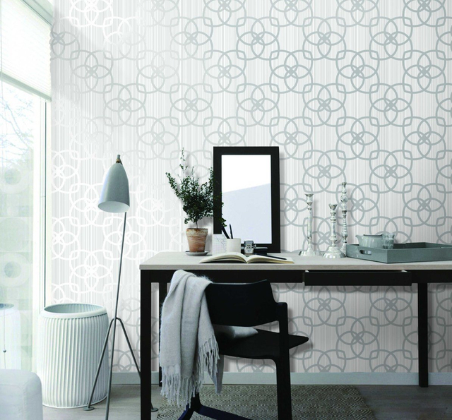 Factory Price Custom 3D Home Decoration Waterproof Kids Roll White Stone Girl Foam Bathroom Wholesale PVC Vinyl Floral Damask 106 Wallpaper