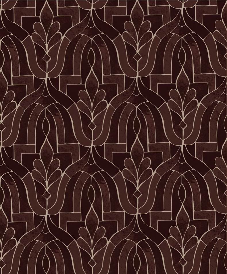 Modern 3D Wallpapers Non Woven Wall Papers for Living Room
