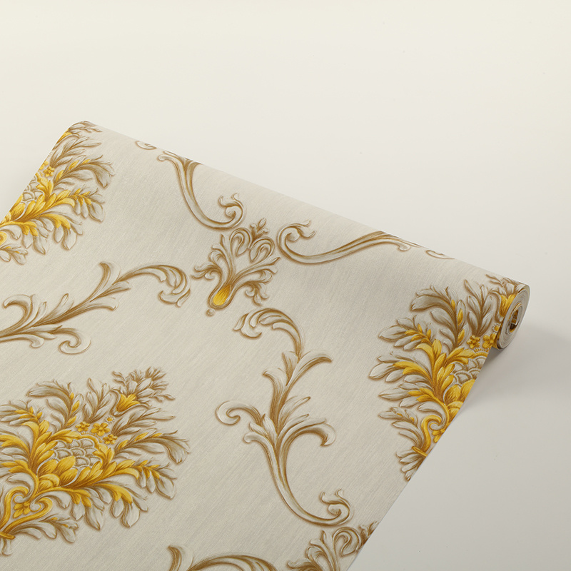 PVC Vinyl Wallpaper Waterproof Wall Paper Wall Covering for Living Room