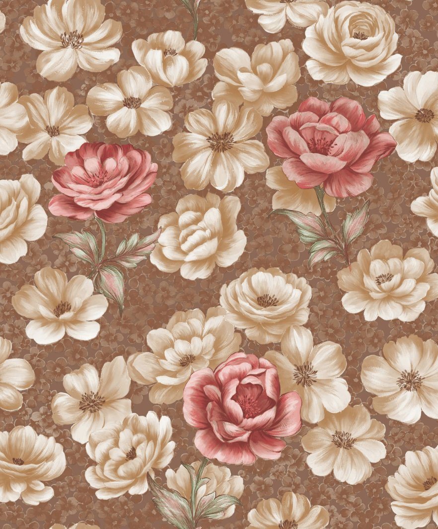 PVC Wallpaper Vinyl Classic Wall Paper for Home Decoration