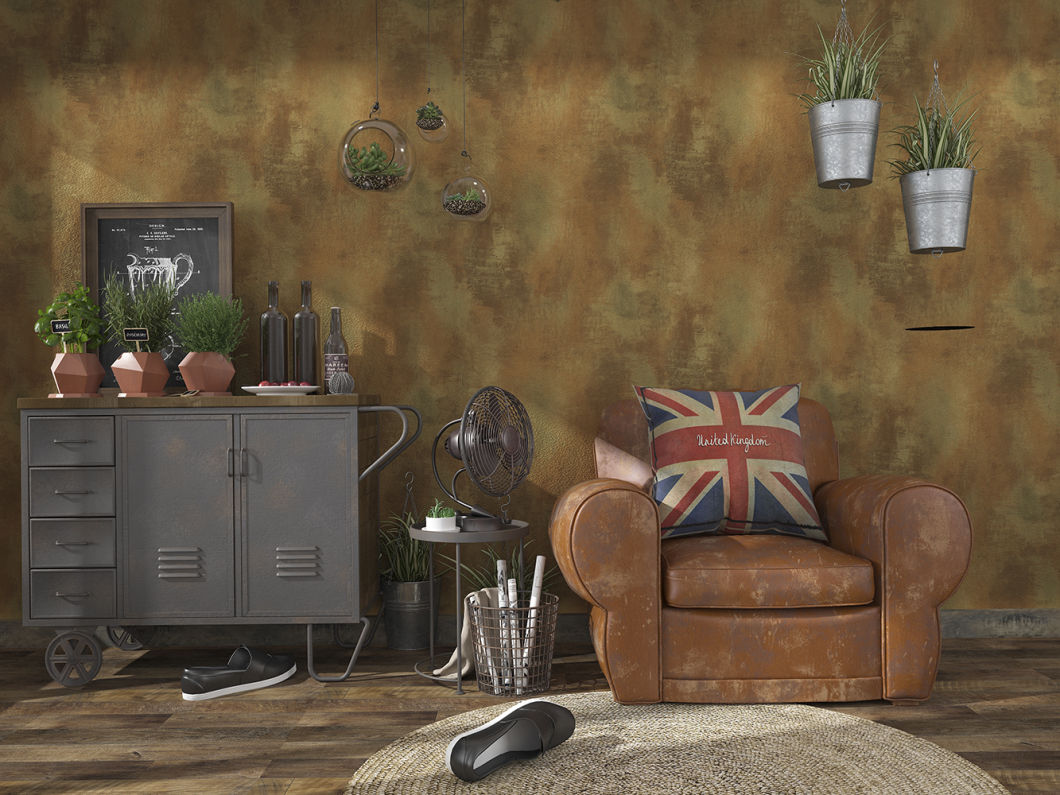 New PVC High Quality Wallpaper Modern Luxury Plain Design
