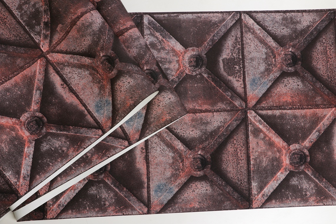 New PVC High Quality Wallpaper Modern 3D Industrial Design