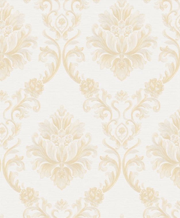 New PVC High Quality Wallpaper Damask Design