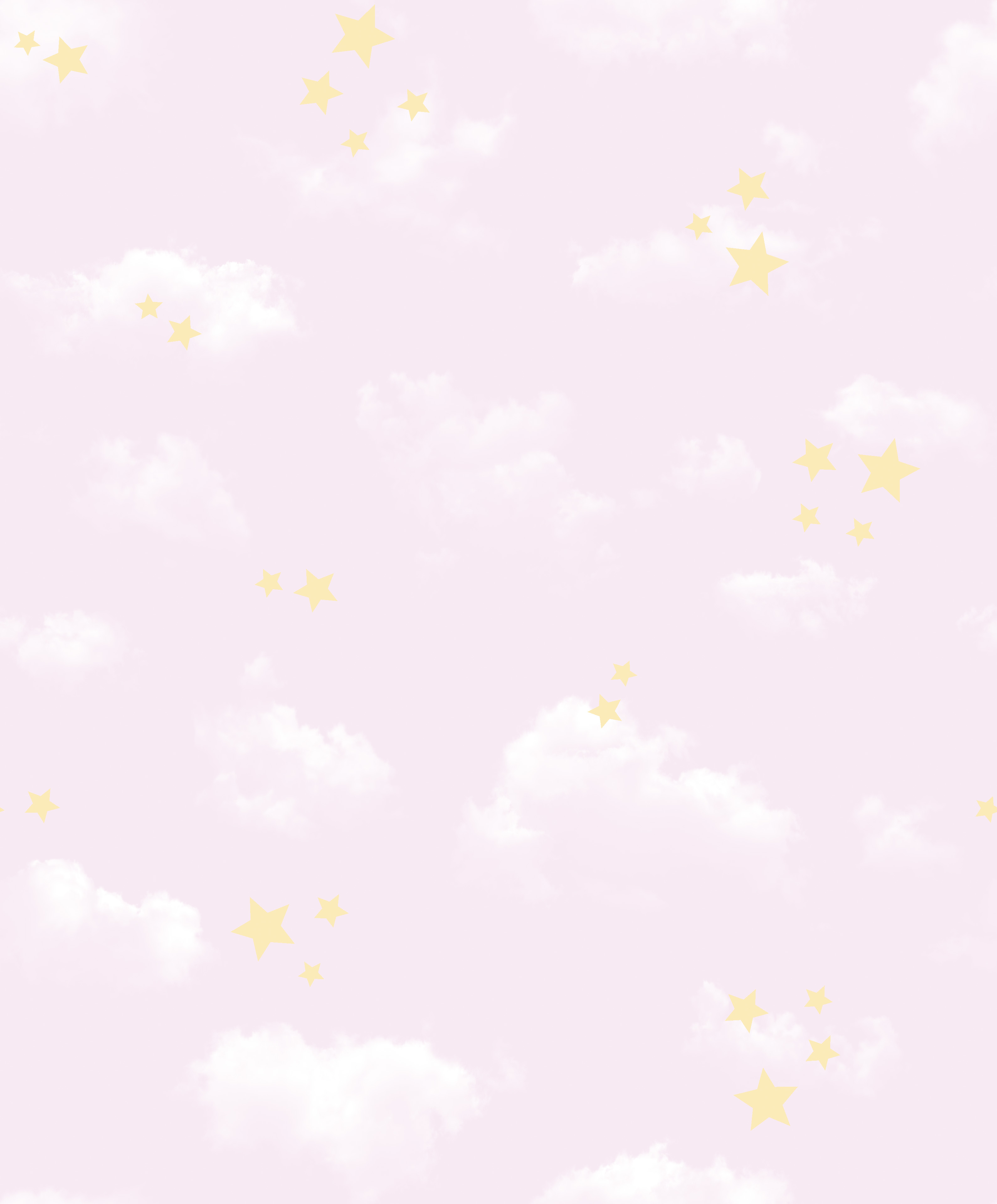 New PVC High Quality Wallpaper Kids Cloud Design