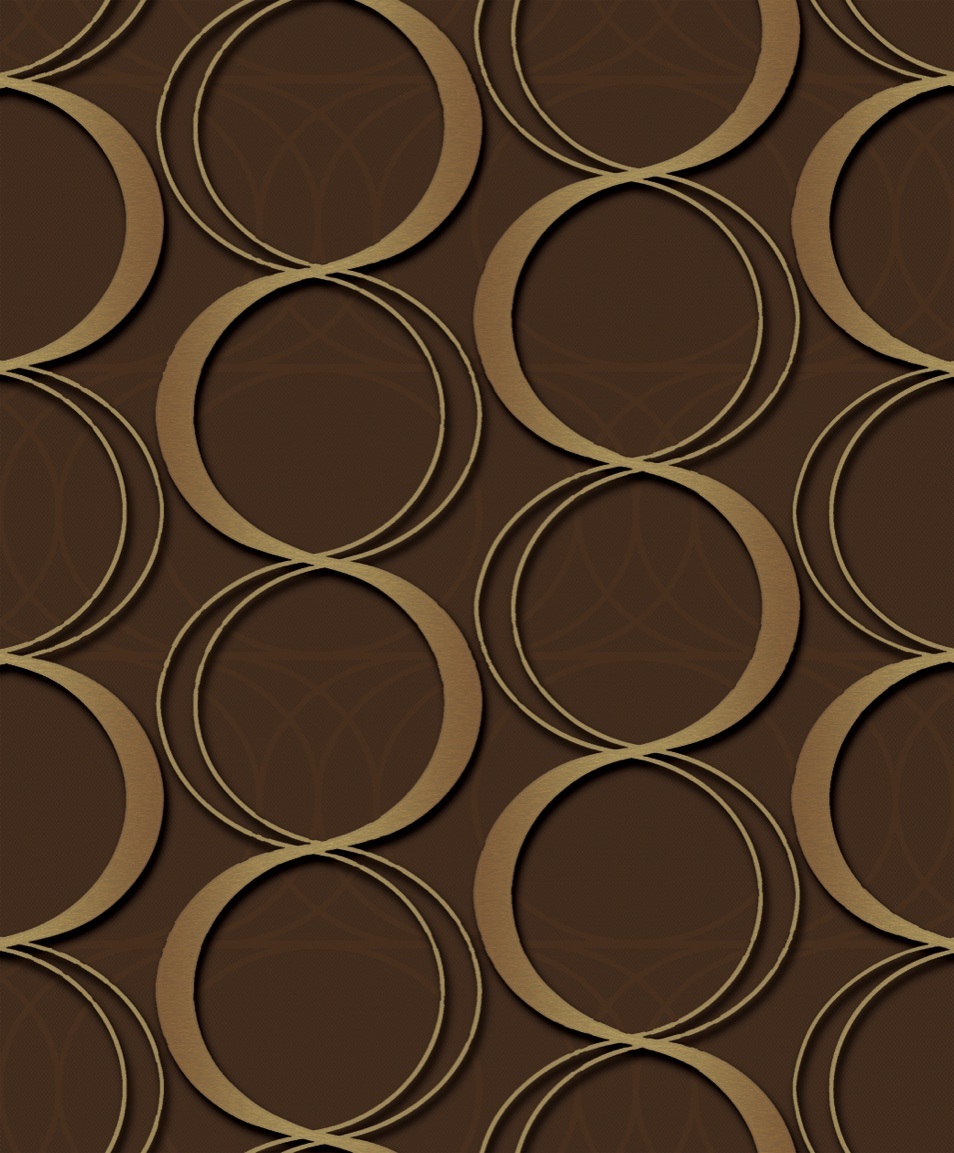 New PVC High Quality Wallpaper Modern Geometric Lines Design