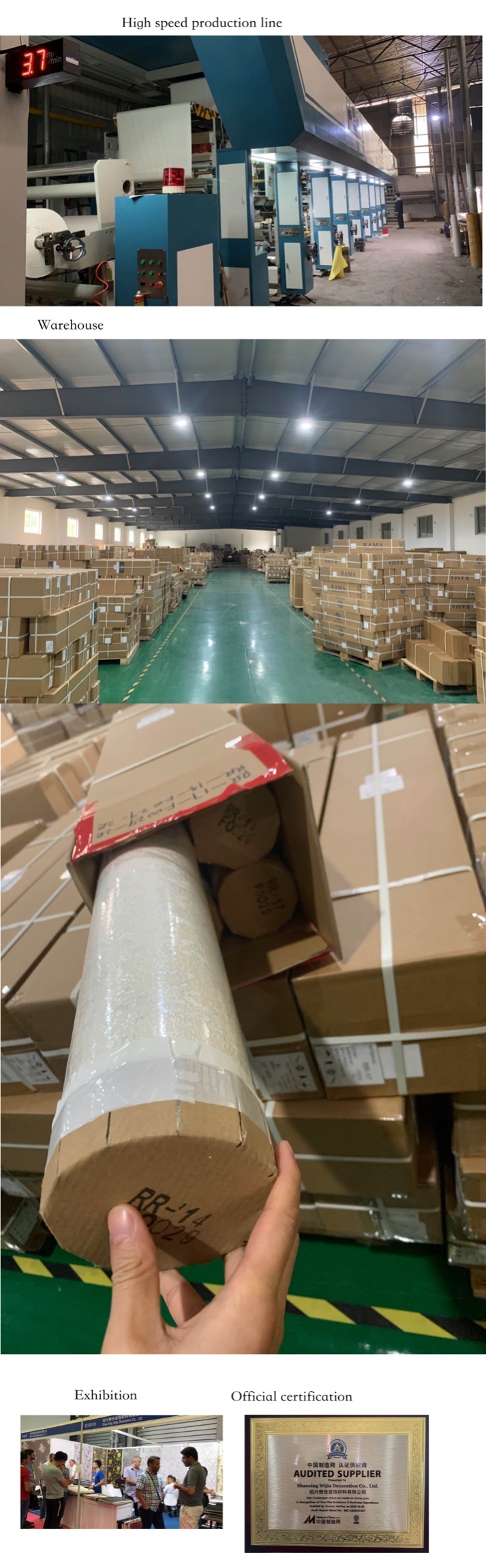 New PVC High Quality Wallpaper Deep Embossing Europe Design