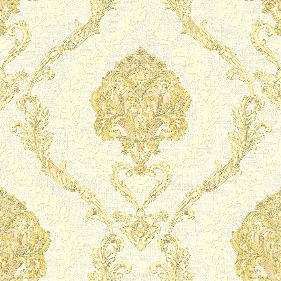 New PVC High Quality Wallpaper Deep Embossing Europe Design