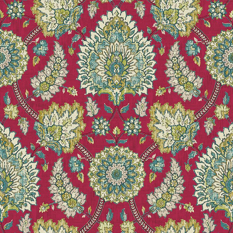 New PVC High Quality Wallpaper Classic Damask Design