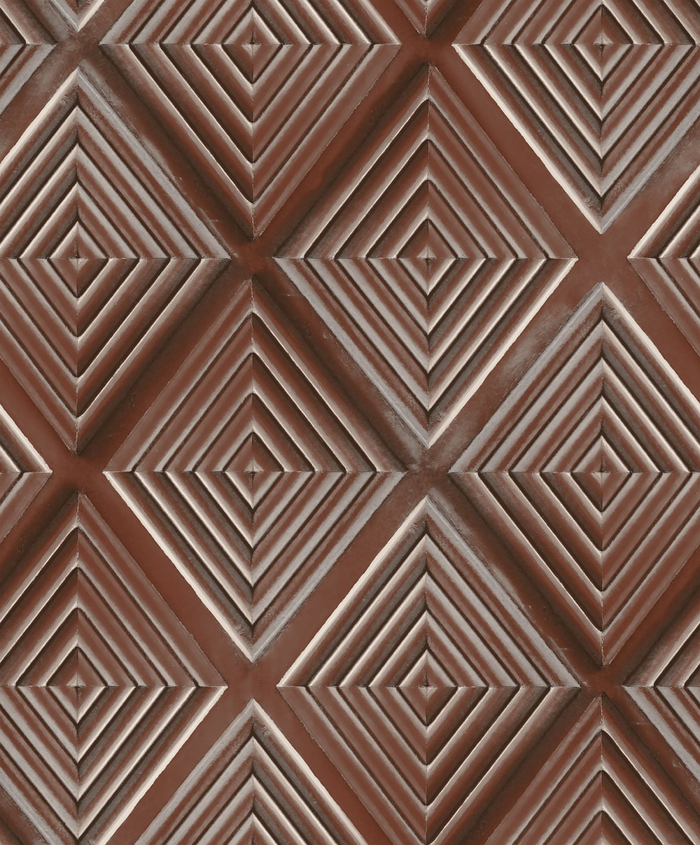 New PVC High Quality Wallpaper Modern 3D Relief Design