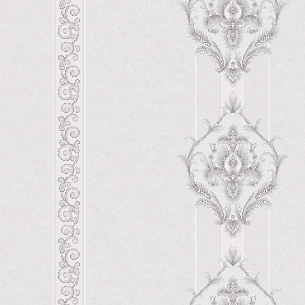New PVC High Quality Wallpaper Damask Stripe Design