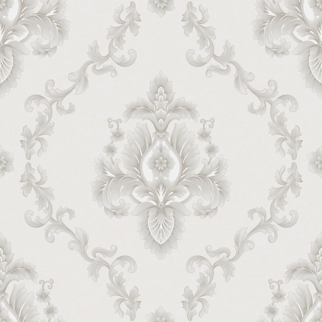New PVC High Quality Wallpaper Luxury Damask Design