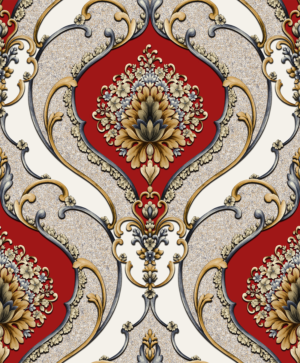 PVC Modern Wallpaper Factory Price 3D Design Waterproof Vinyl Luxury Wall Paper for Home Decoration