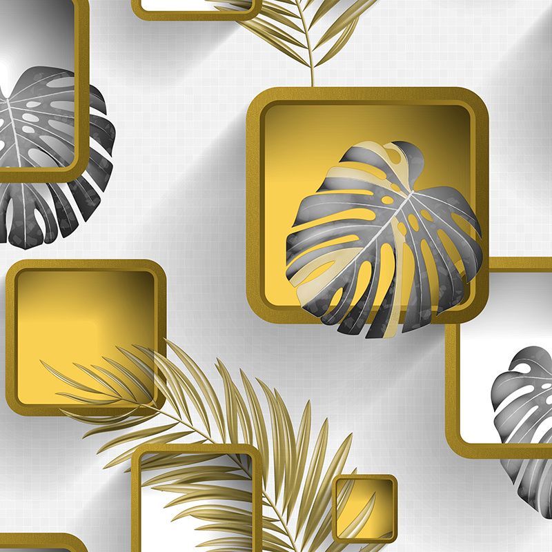 Factory Price PVC Wall Paper Modern 3D Design Vinyl Luxury Wallpaper for Home Decoration