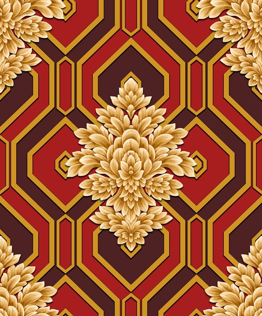 PVC Modern Wallpaper Factory Price 3D Design Waterproof Vinyl Luxury Wall Paper for Home Decoration