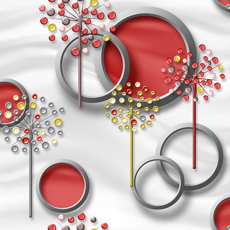 Factory Price Waterproof PVC Wall Paper Vinyl Modern 3D Design Luxury Wallpaper for Home Decor