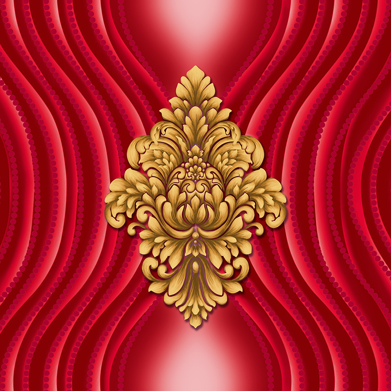 Factory Price PVC Wall Paper Vinyl Modern 3D Design Luxury Waterproof Wallpaper for Home Decor