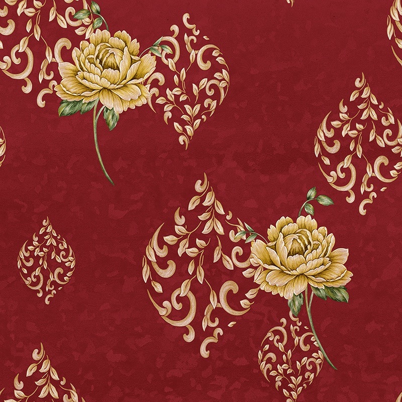 Factory Price PVC Wall Paper Waterproof Vinyl Modern Design Luxury Wallpaper for Home Decoration