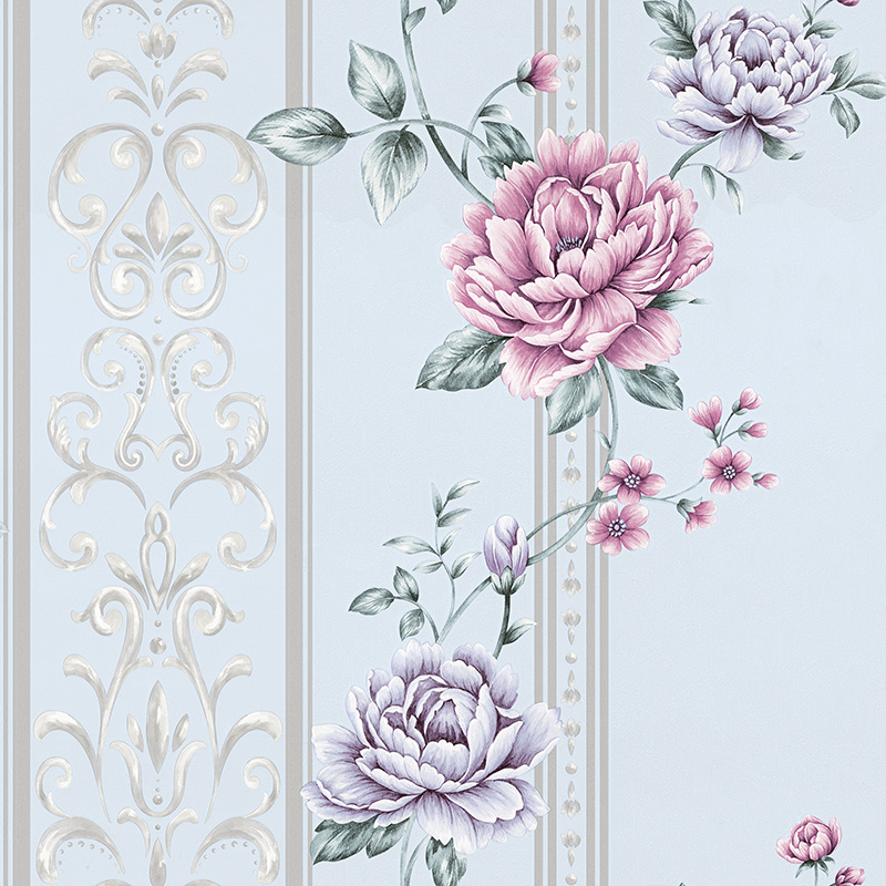 Factory Price PVC Wall Paper Waterproof Vinyl Modern Design Luxury Wallpaper for Home Decoration