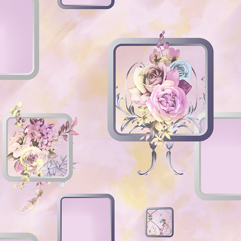 Factory Price PVC Wall Paper 3D Waterproof Vinyl Modern Design Luxury Wallpaper for Home Decoration