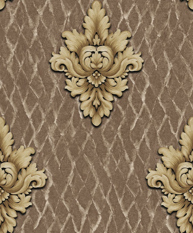 PVC Wall Paper Modern 3D Design Vinyl Luxury Waterproof Wallpaper for Home Decoration