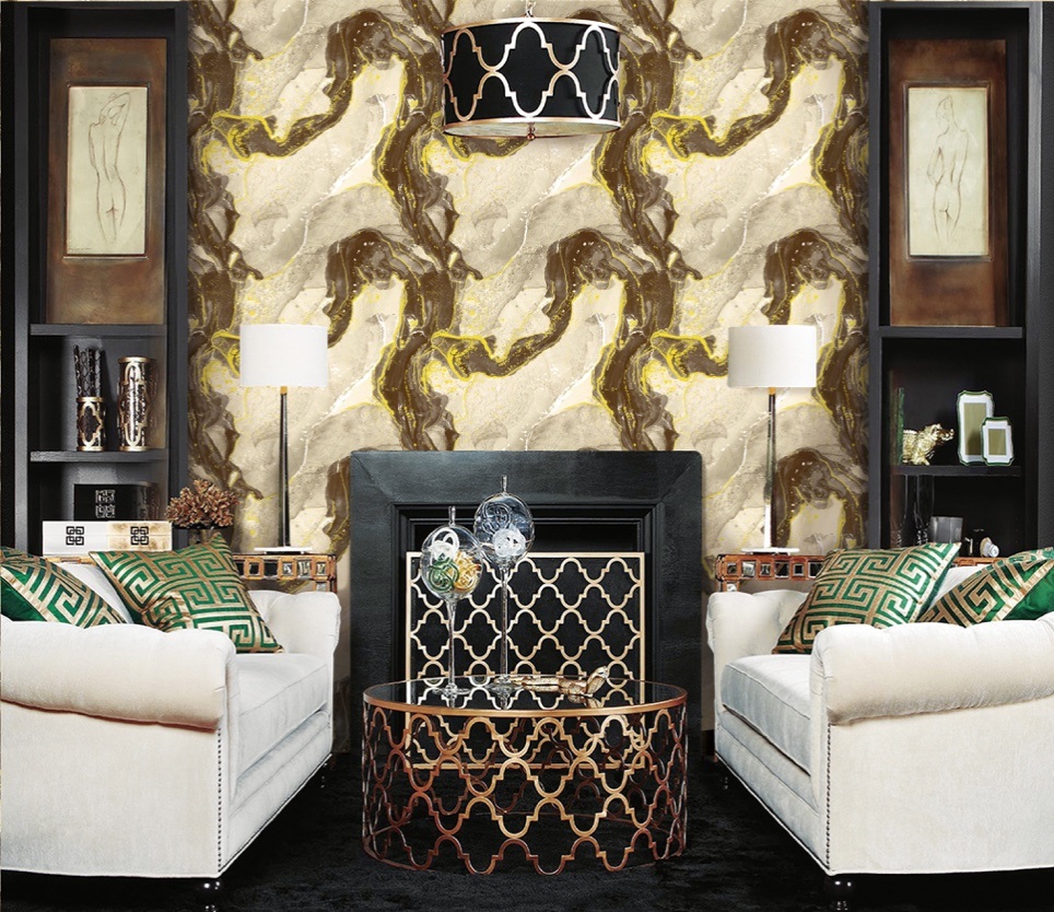 New Modern Classic PVC Decoration High Quality Wallpaper