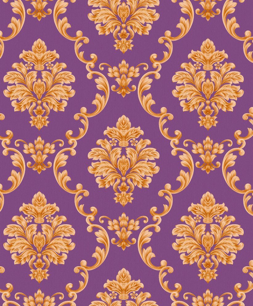 PVC Wallpaper Vinyl 3D Wallpaper Luxury Damask Wallpaper for Home Decor