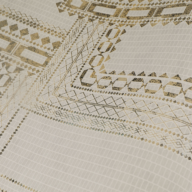 High Quality Wallpaper Hot Selling Gold Foil Non Woven for Home Decoration