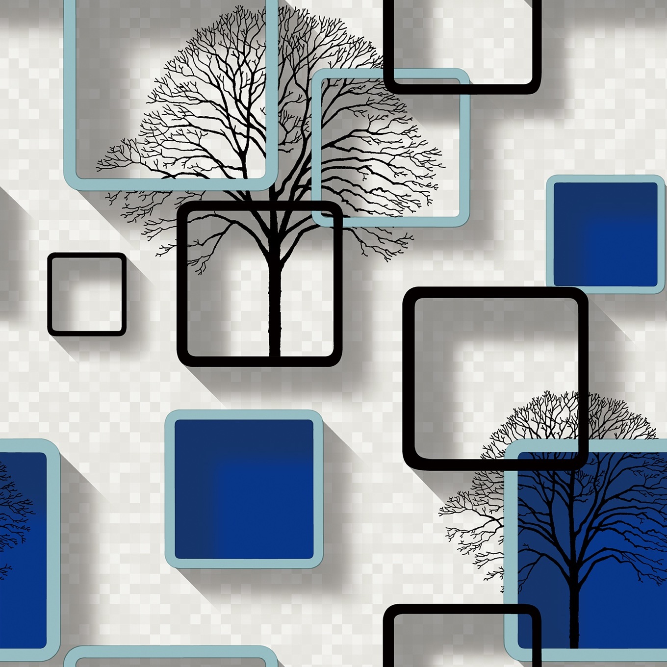 New Modern Classic PVC Decoration 3D Design Wallpaper