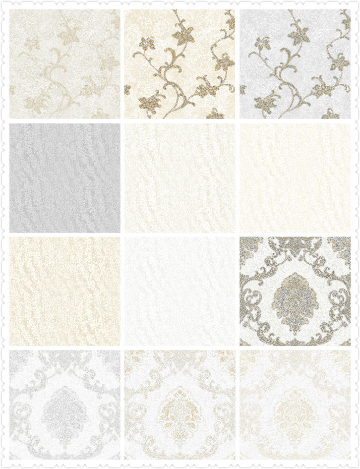 PVC Wallpaper Vinyl High Quality Wall Paper for Home Decoration