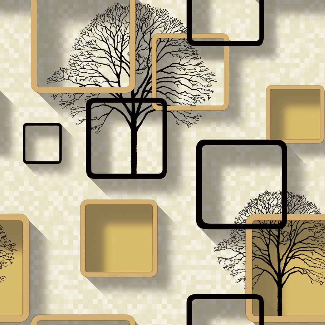 New Modern Classic PVC Decoration 3D Design Wallpaper