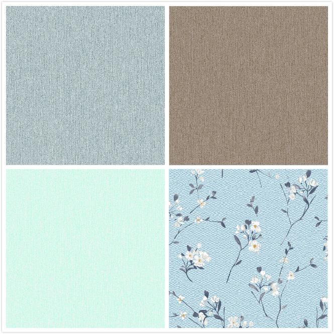 PVC Wallpaper Plain Design Wall Paper Factory/Manufacturer