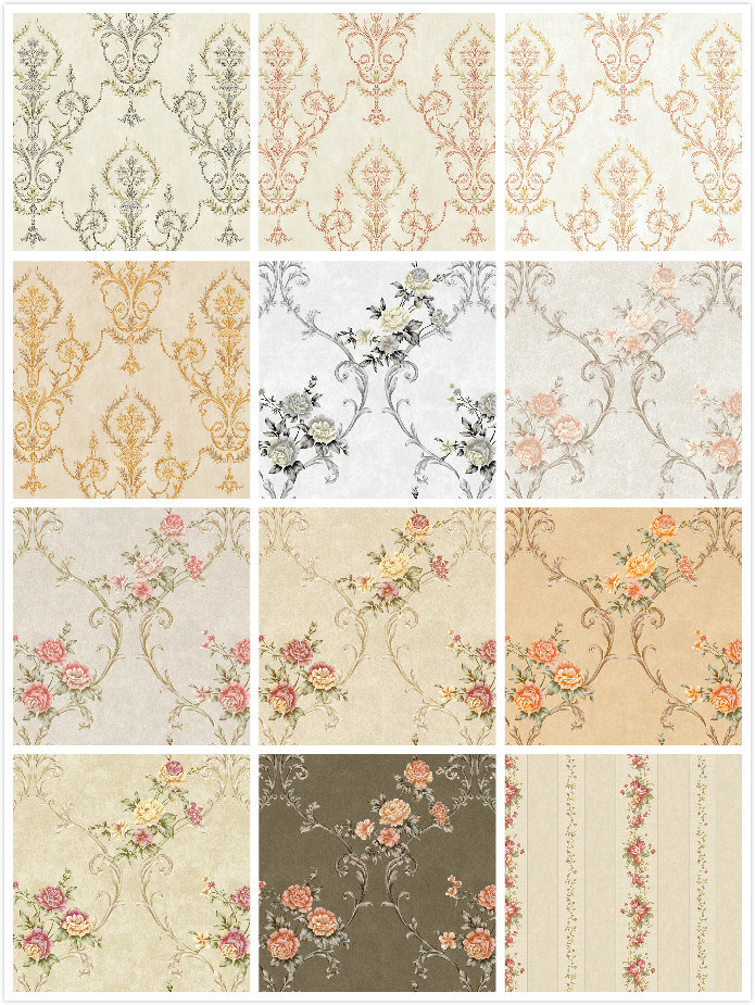 Waterproof Wallpaper Vinyl 106 PVC Wall Paper for Living Room