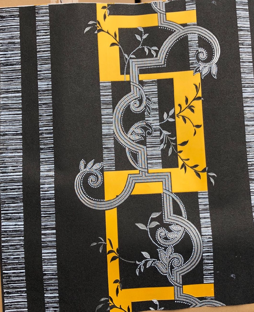 3D Vinyl Wall Paper Factory Price PVC Waterproof Luxury Modern Wallpaper for Living Room