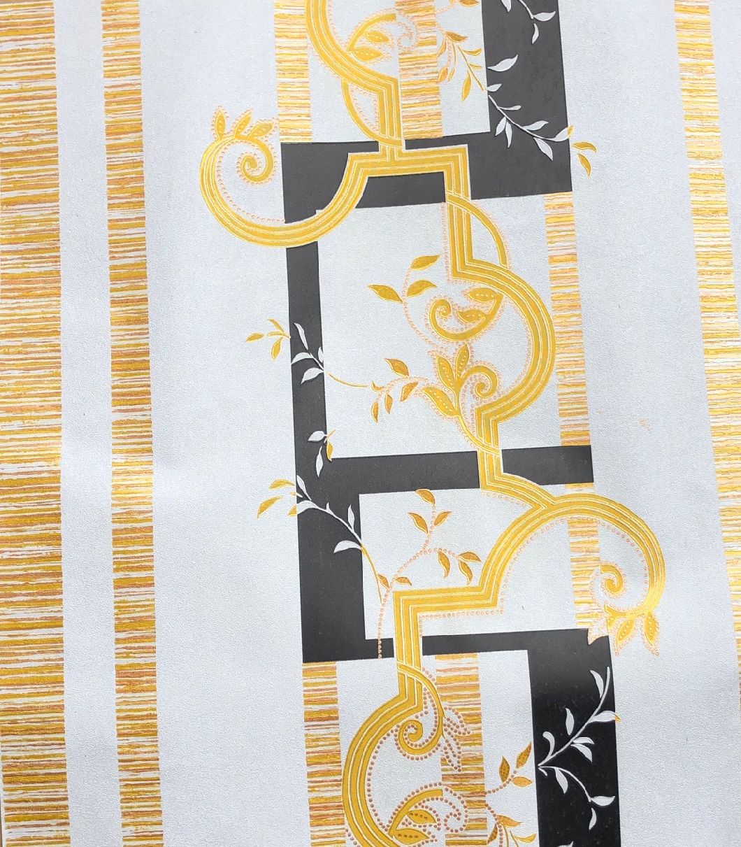 3D Vinyl Wall Paper Factory Price PVC Waterproof Luxury Modern Wallpaper for Living Room