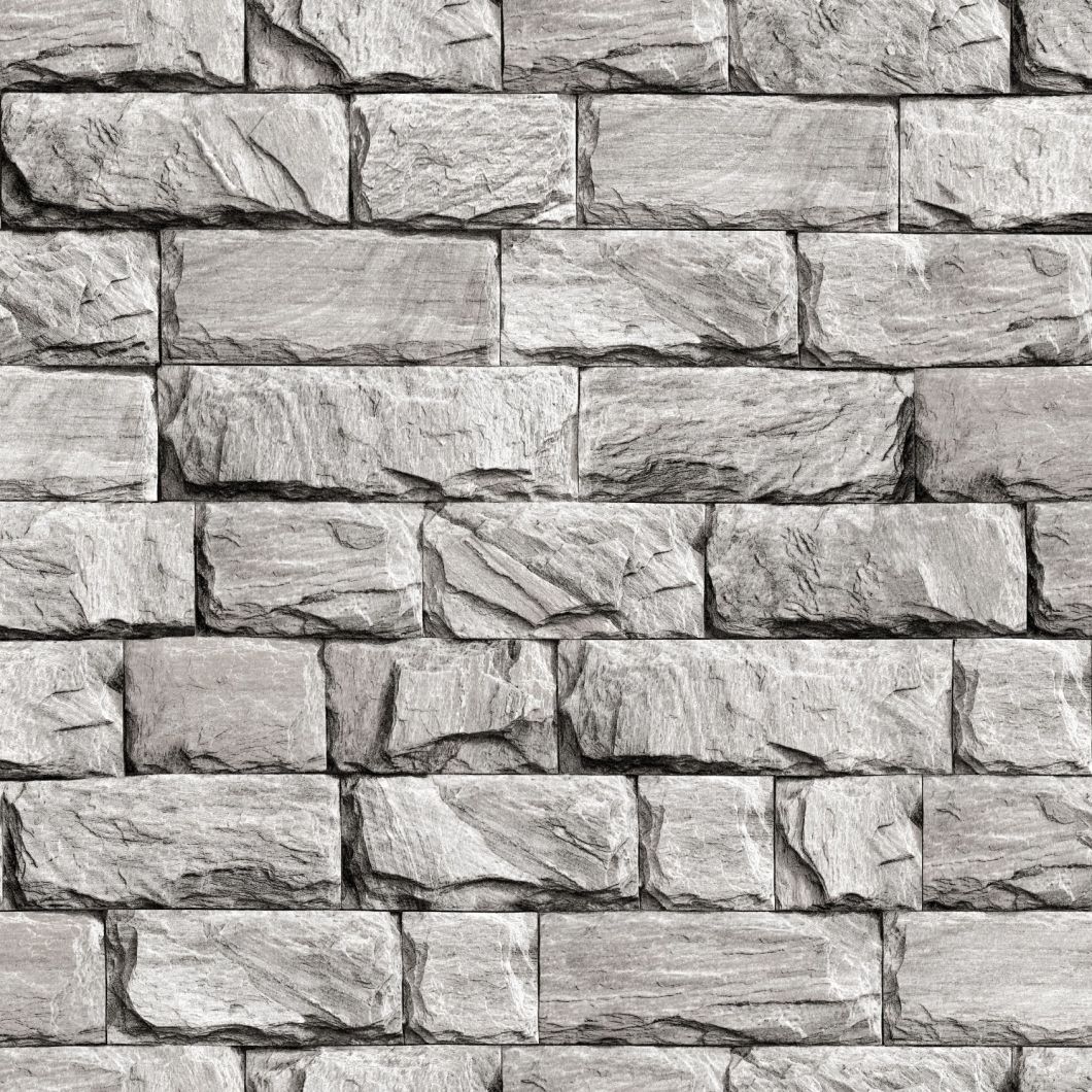 PVC Wallpaper High Quality Luxury Wall Paper 3D Stone Wallpaper