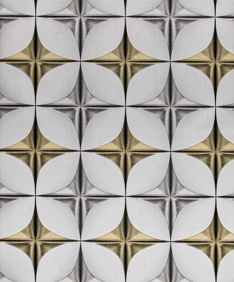 Vinyl Wall Paper PVC Modern 3D Design Waterproof Wallpaper for Home Decoration