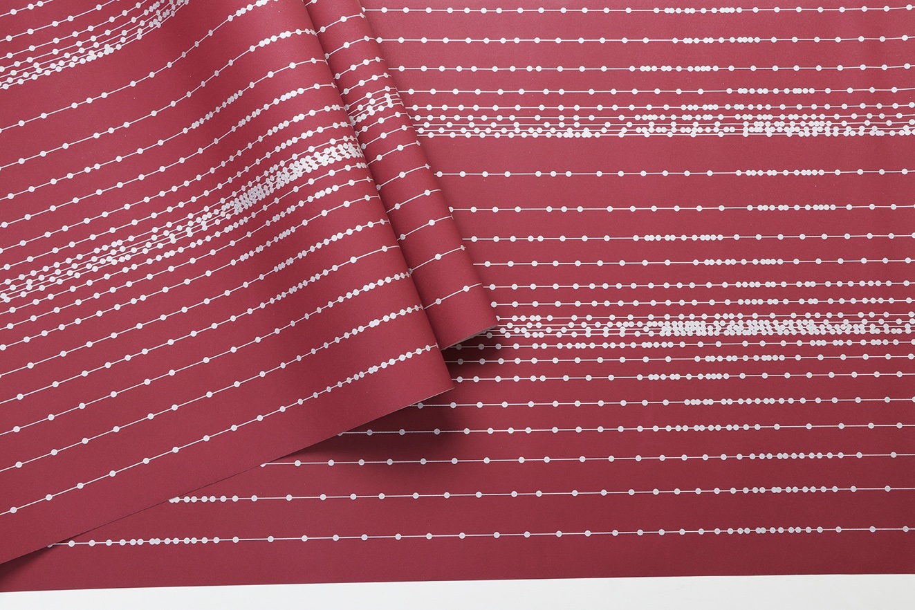 New PVC High Quality Wallpaper Modern Luxury Lines Design